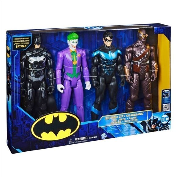 NEW! 🦇 BATMAN Gotham City Guardians Set of 4 BIG! 12 inch Action Figures! DC - Picture 8 of 9